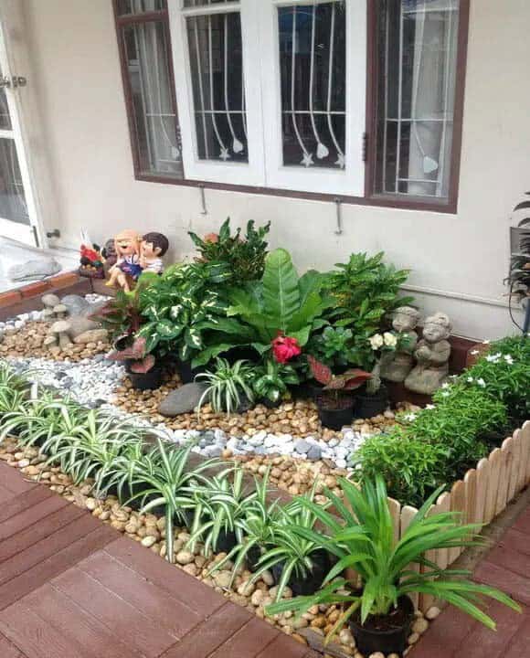 Rock Garden With Pots