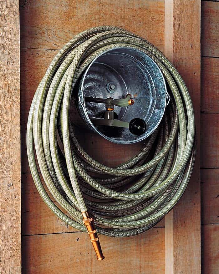 Bucket Hose Storage