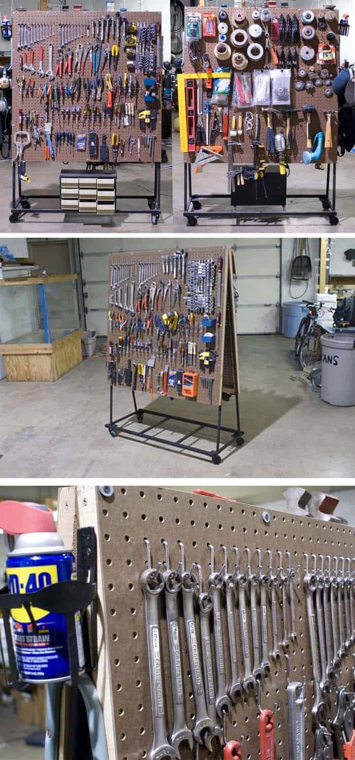 Keep Tools Organized and Handy with a Mobile DIY Stand