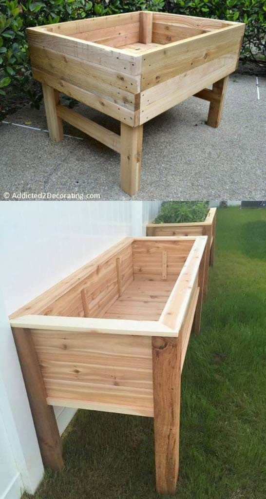 Wood Raised Garden Box Ideas