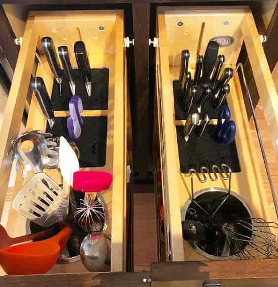 Deep Utensil Drawers Free Counter Space