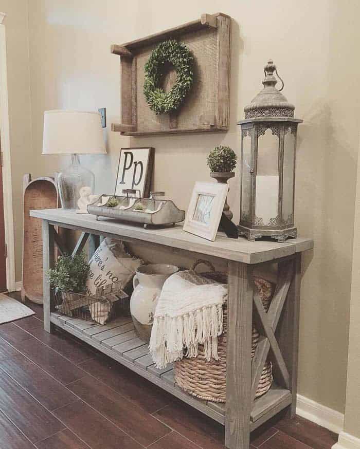 Create an Inviting Entryway with a Provincial Style Table