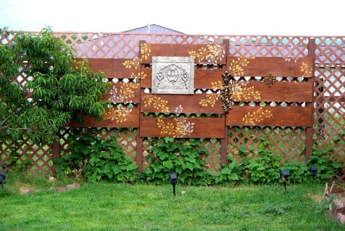 Embellished Privacy Fence