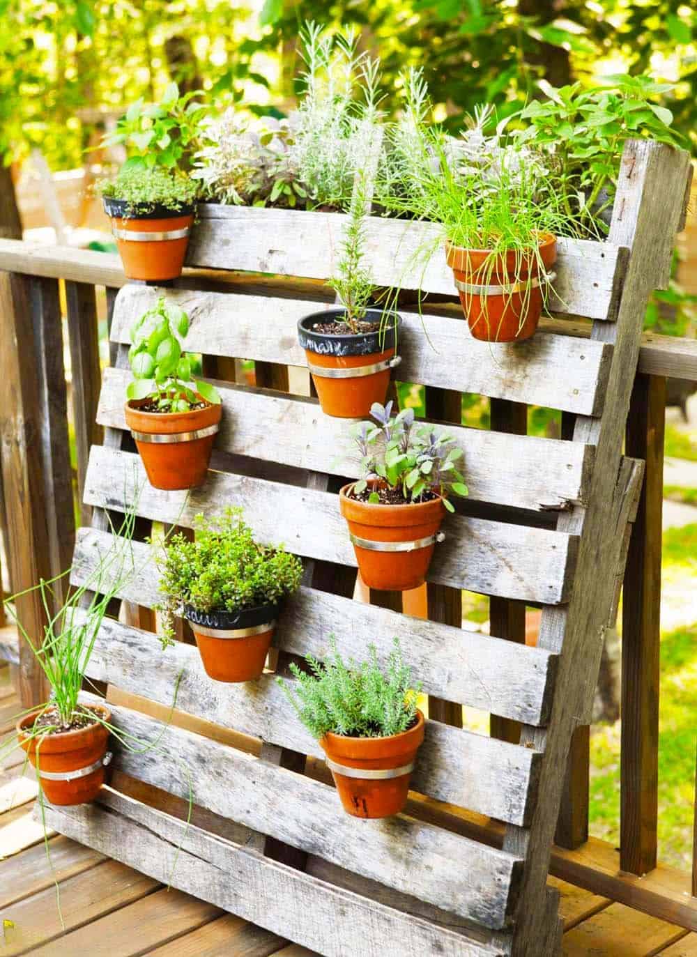 Rustic Vertical Garden