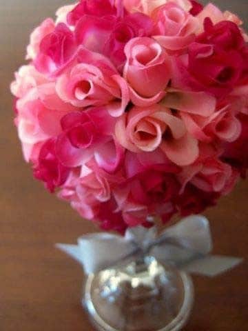 Make a Valentine Day Floral Bouquet with Artificial Flowers