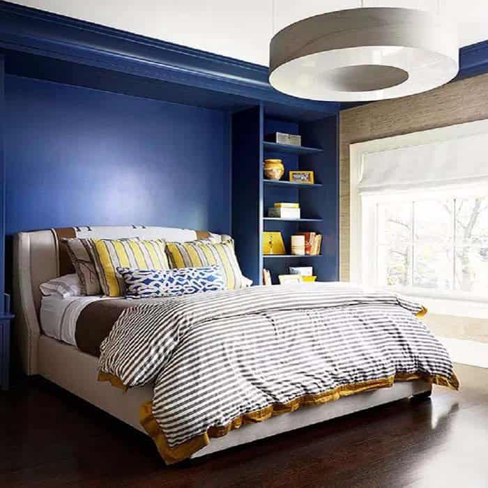 Combine Colors for a Relaxed Bedroom for Women