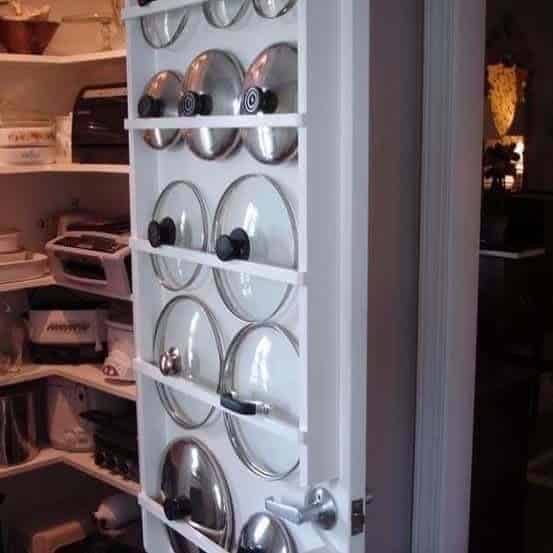 Pot Lid Door Mounted Storage