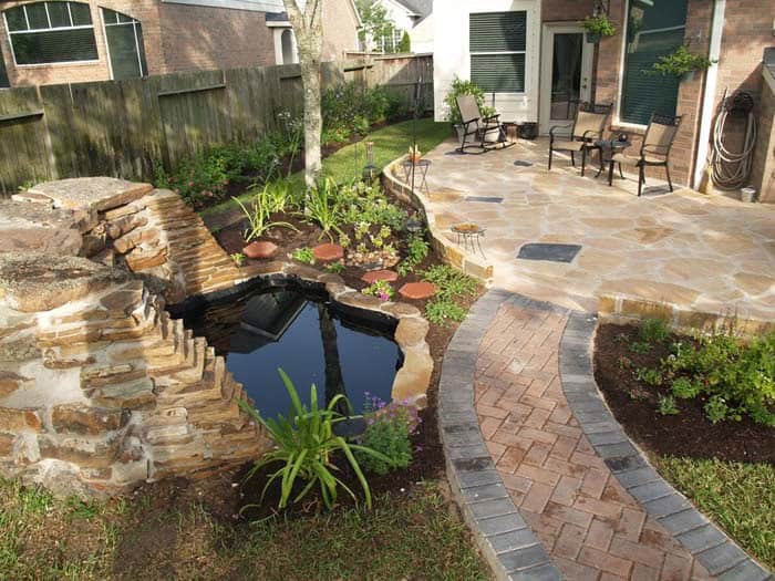 Tranquil Backyard Pond