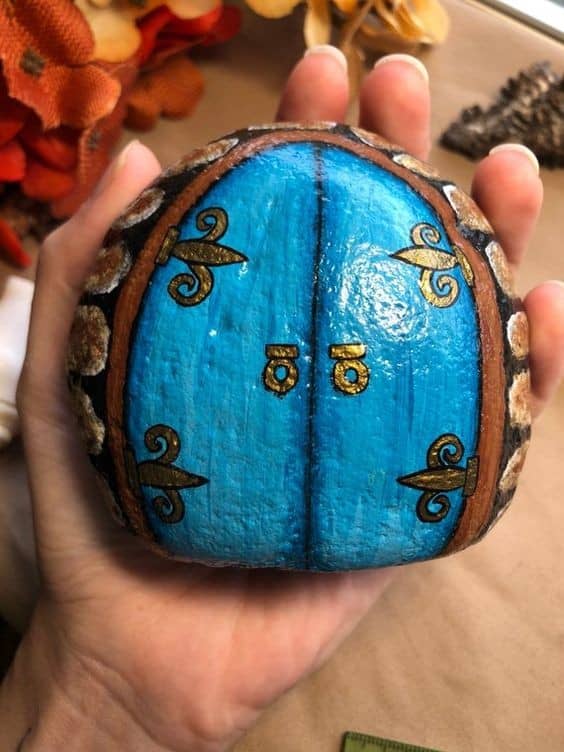 Fairy Doors Painted Stones