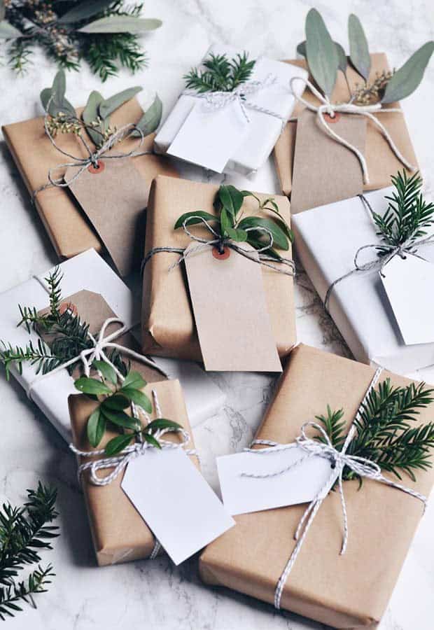 Make Rustic Neutral Wrapping Crafts for Presents