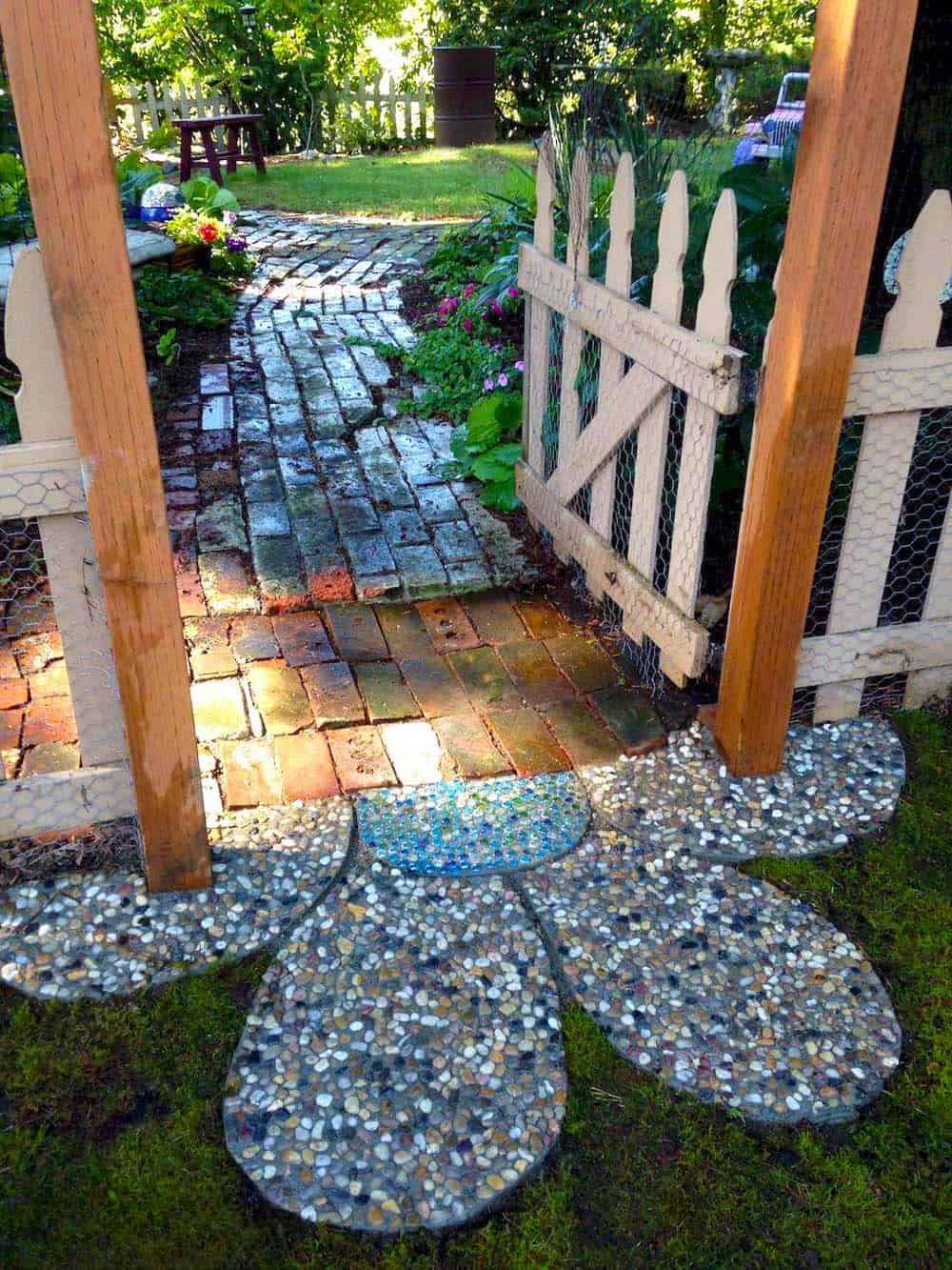 Pebble Mosaic Entrance