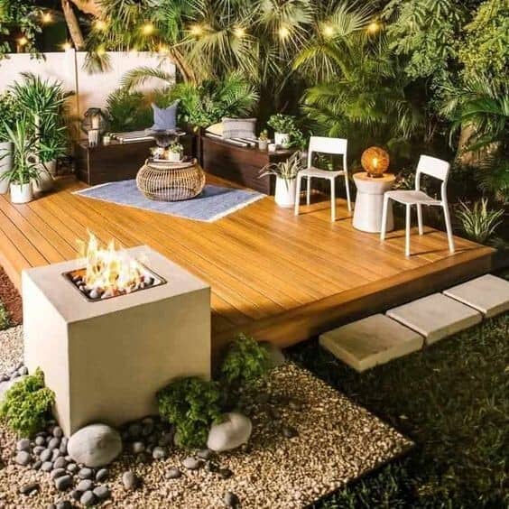 Create a Contemporary Vibe with Your Wooden Deck