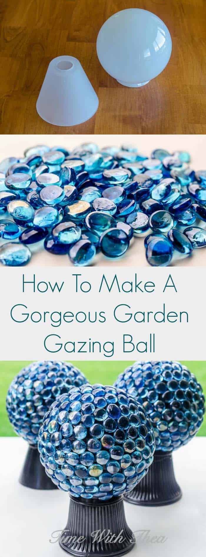 Simple Garden Gazing Ball Project