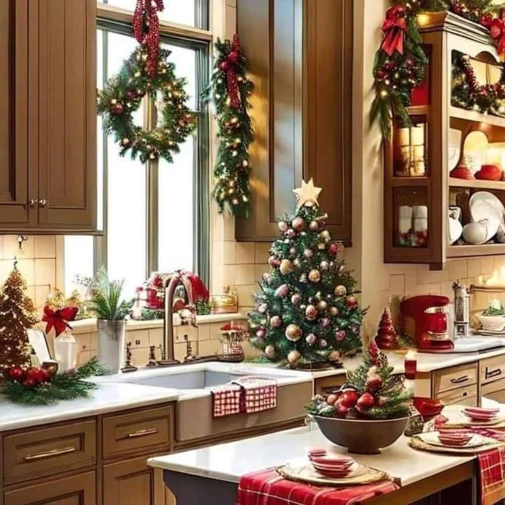 Let Your Kitchen Shine with Gold and Red