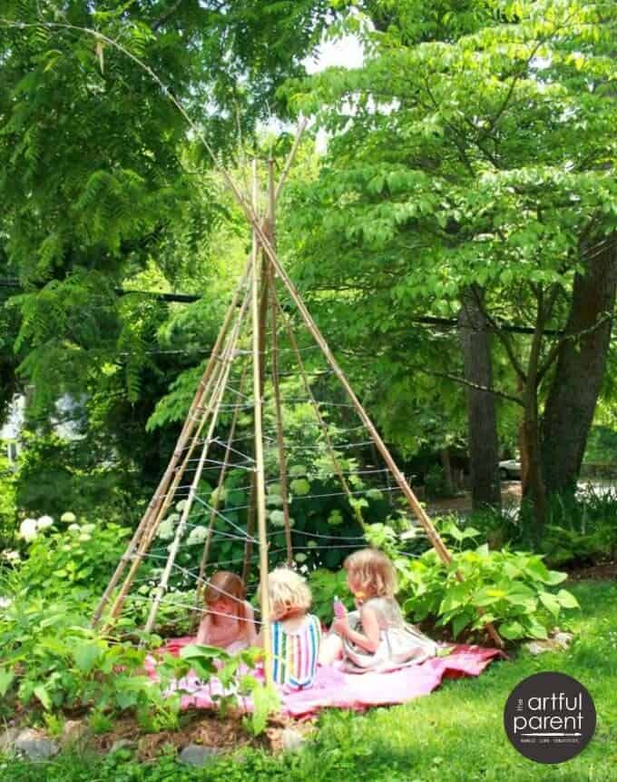 Teepee Trellis Playhouse