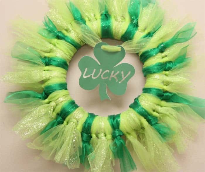 Adorn a Doorway with Green Tulle Bows