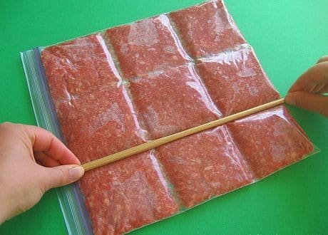 Beefed-up storage for ground meat!