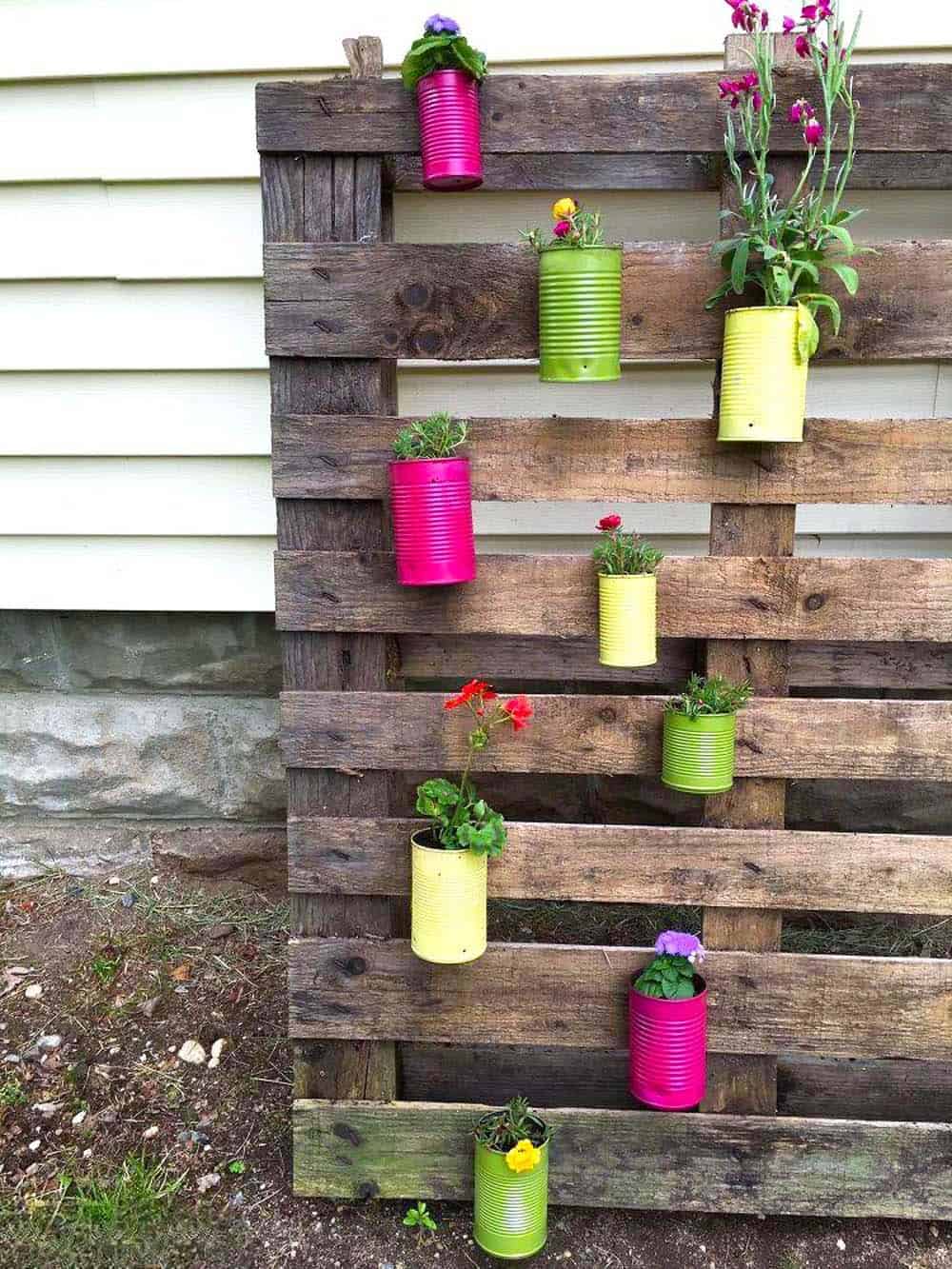 Pallet Planter Display