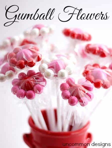 Make Handmade Gumball Flowers