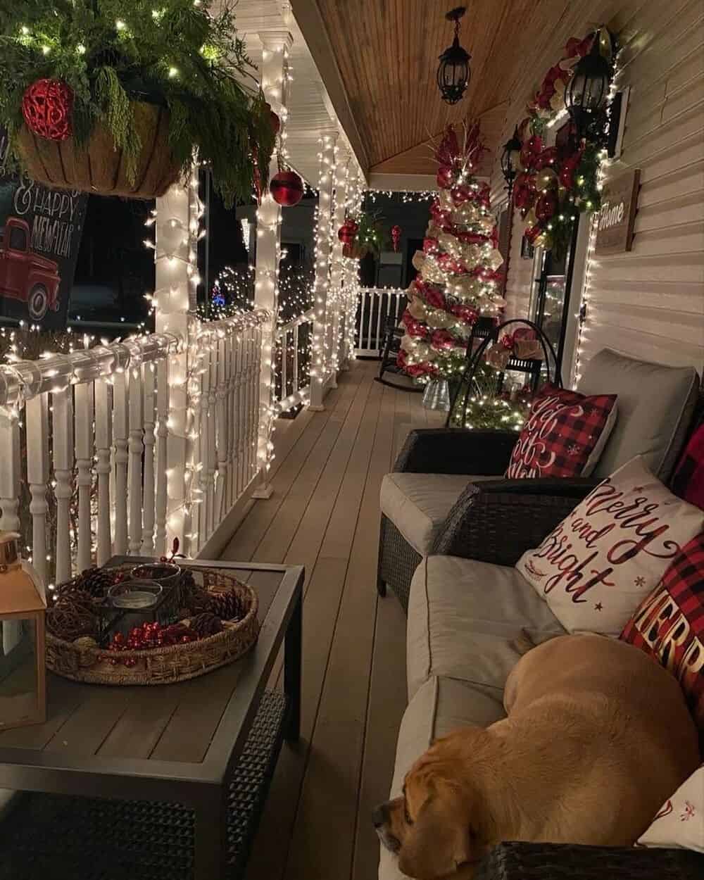 Go All Out with Your Porch Christmas Lights