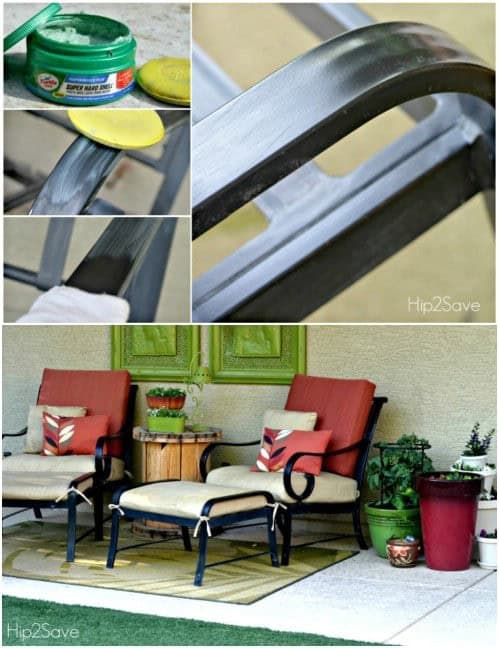 Revive Old Aluminum Chairs with Automobile Wax