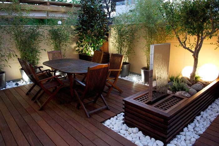 Modern Look Wood Deck