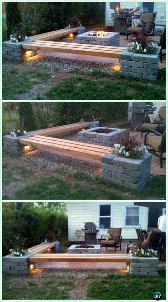 Elevate Your Backyard with a DIY Fire Pit Sitting Area