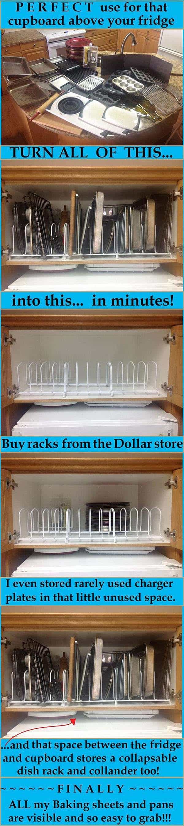 Organize Your Kitchen Cupboard Easily with Dish Racks