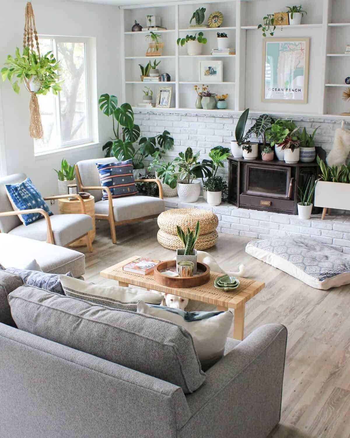 Modern Bohemian Living Room