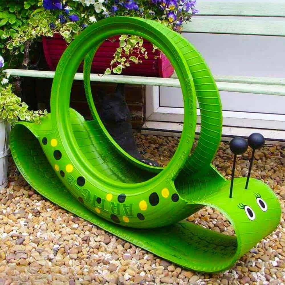 Snail Tire Sculpture