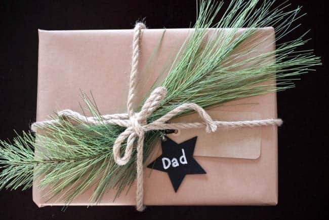 Wraps Your Gifts with Rope for a Rustic Feel