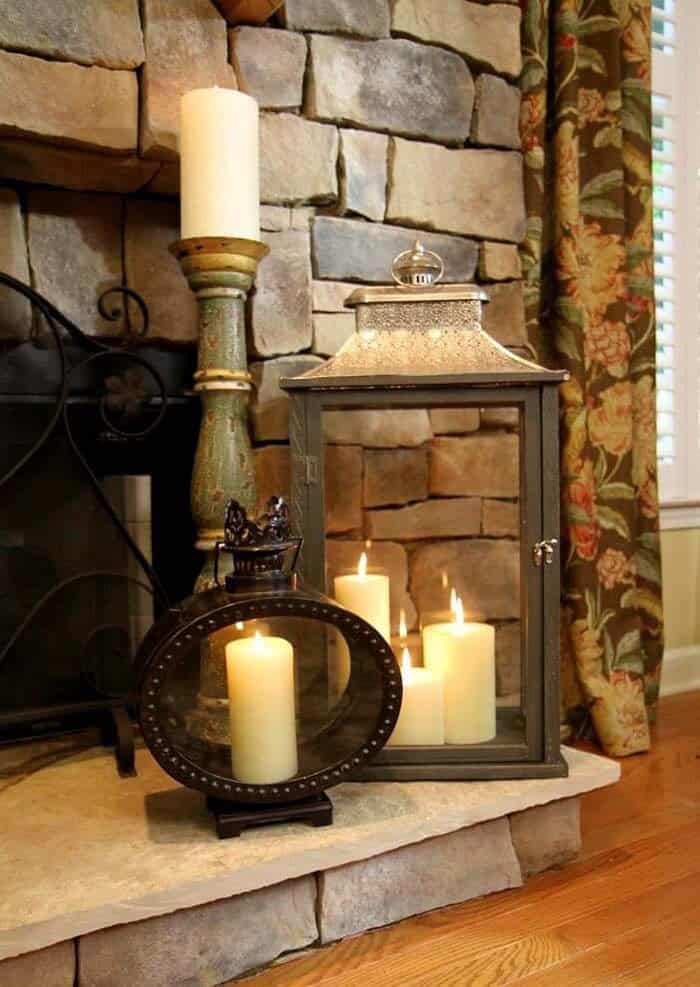 Fireplace Lanterns