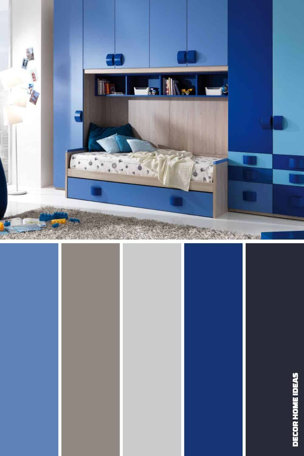 Blue Hues In A Boy’s Bedroom