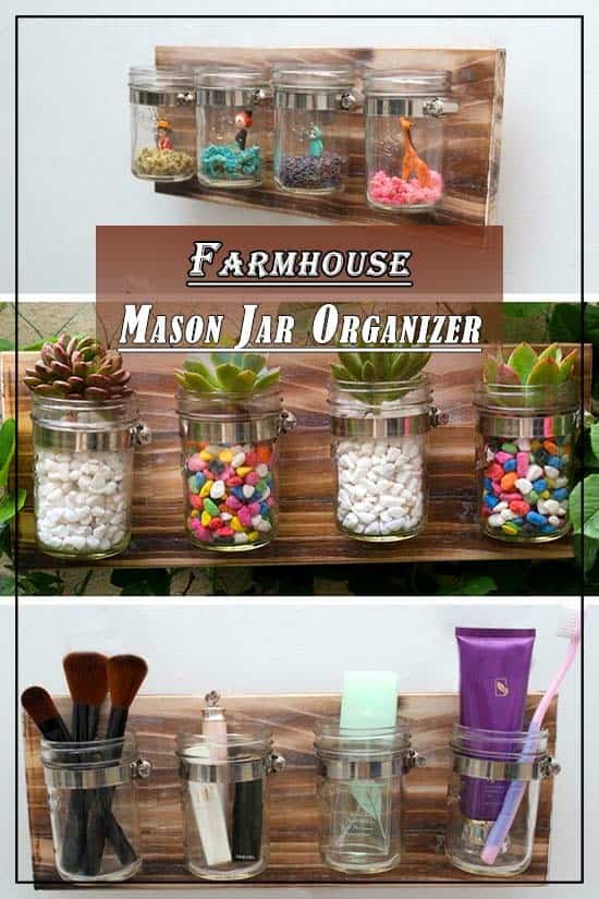 Get Organized with Mason Jars