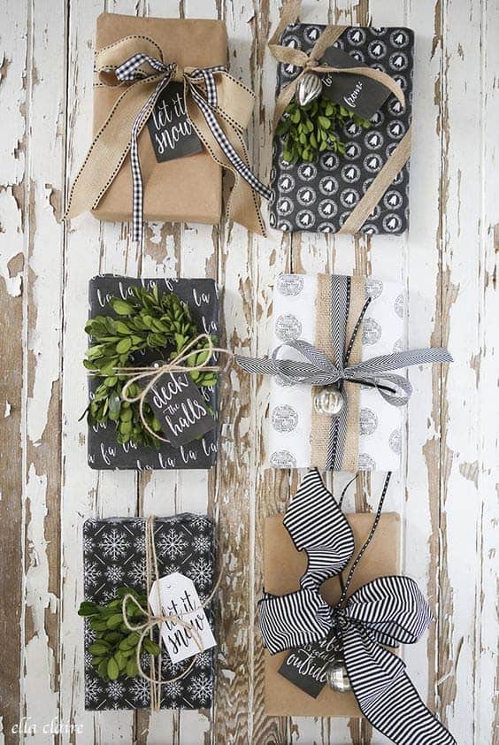 Wrap Presents with Printable Paper and Tags