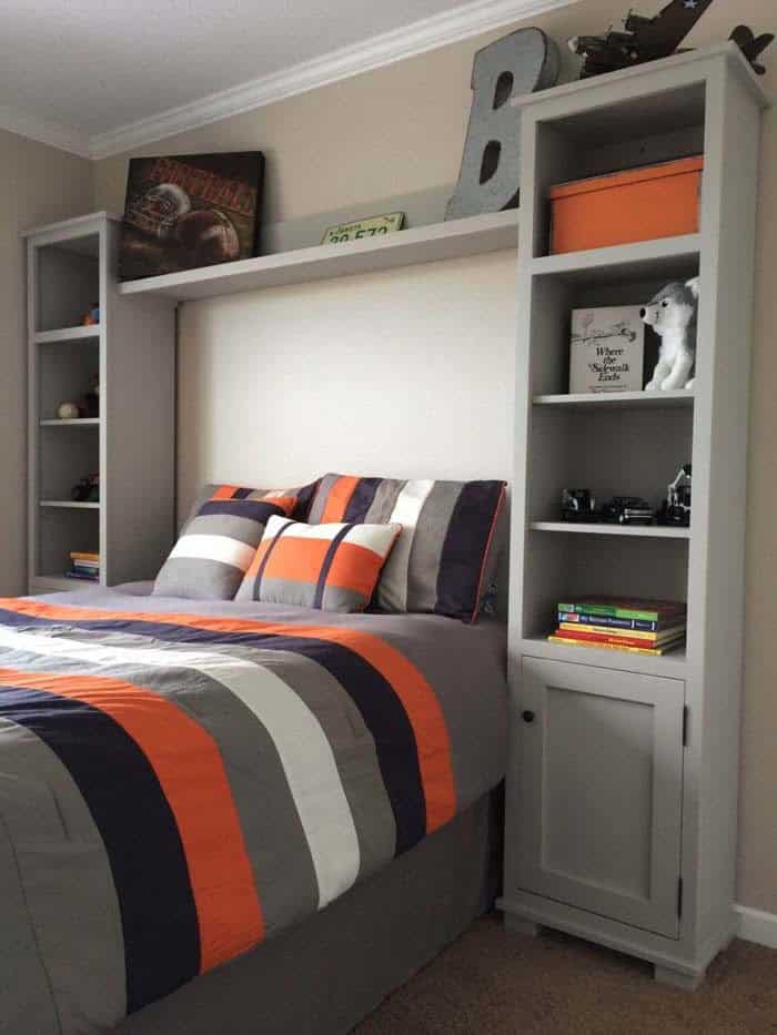 Stand Out with Bold Color Scheme in a Boy’s Bedroom