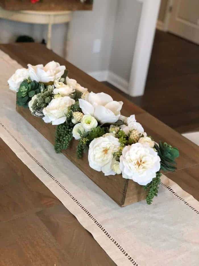 Make a Succulent and Silk Flower Summer Centerpiece