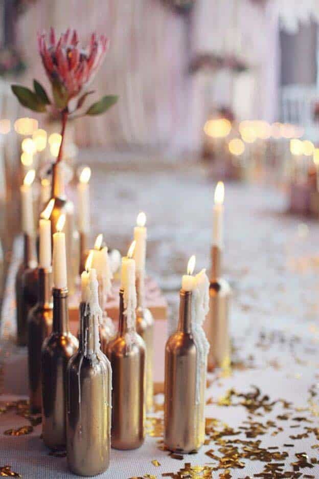 Create Aromatic Ambience with a DIY Wine Bottle Candle