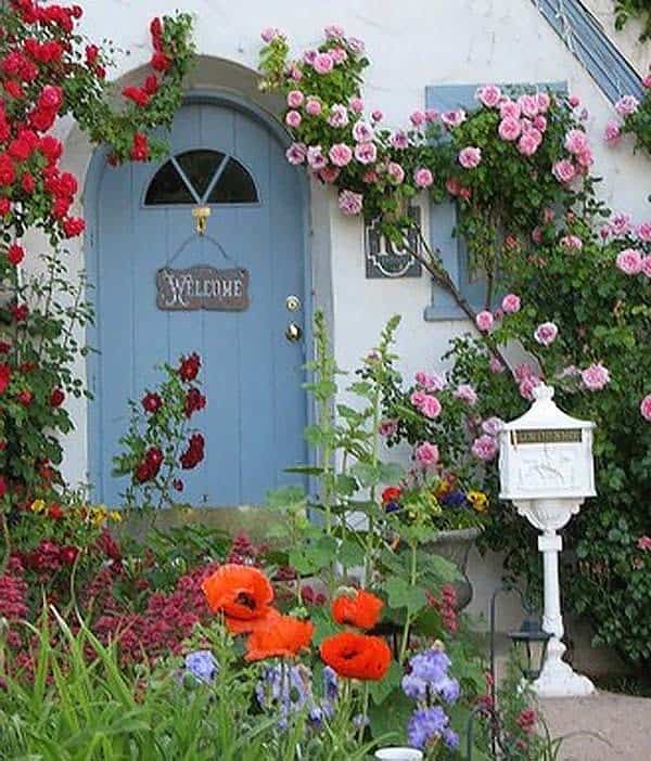 Welcome Guests with a Colorful Floral Display