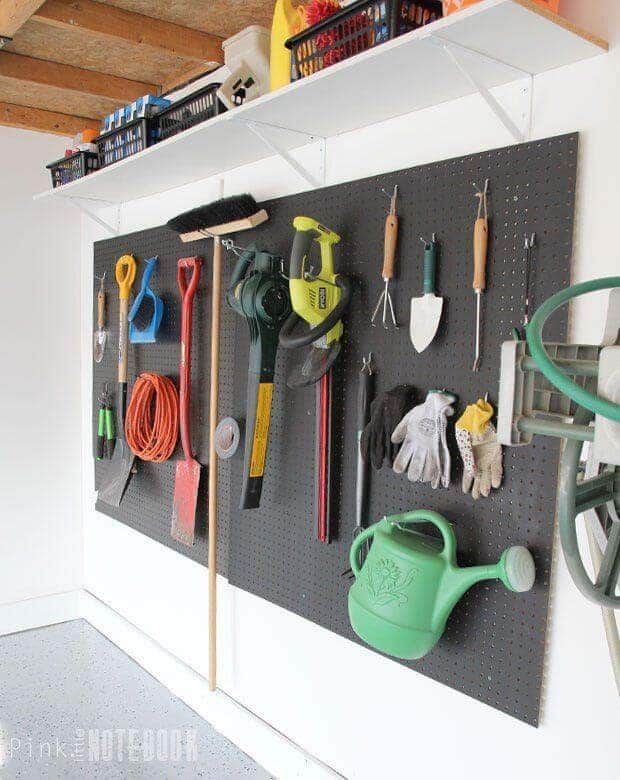 Maximize Wall Storage Efficiency with Pegboards