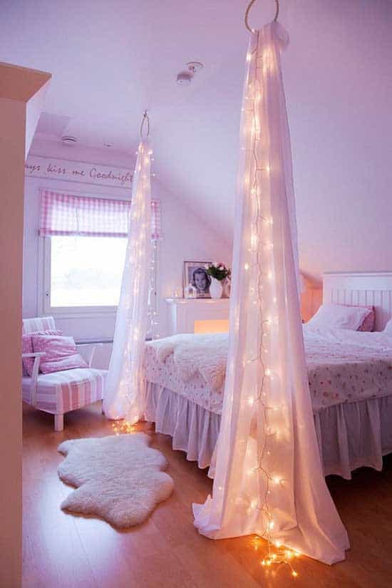 Make Enchanting Scene in Her Room with Starry Night Lights