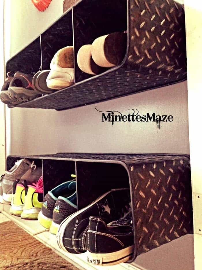 Organize Your Shoes with Durable Metal Cubbies