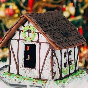 Make a Farmhouse Style Gingerbread House