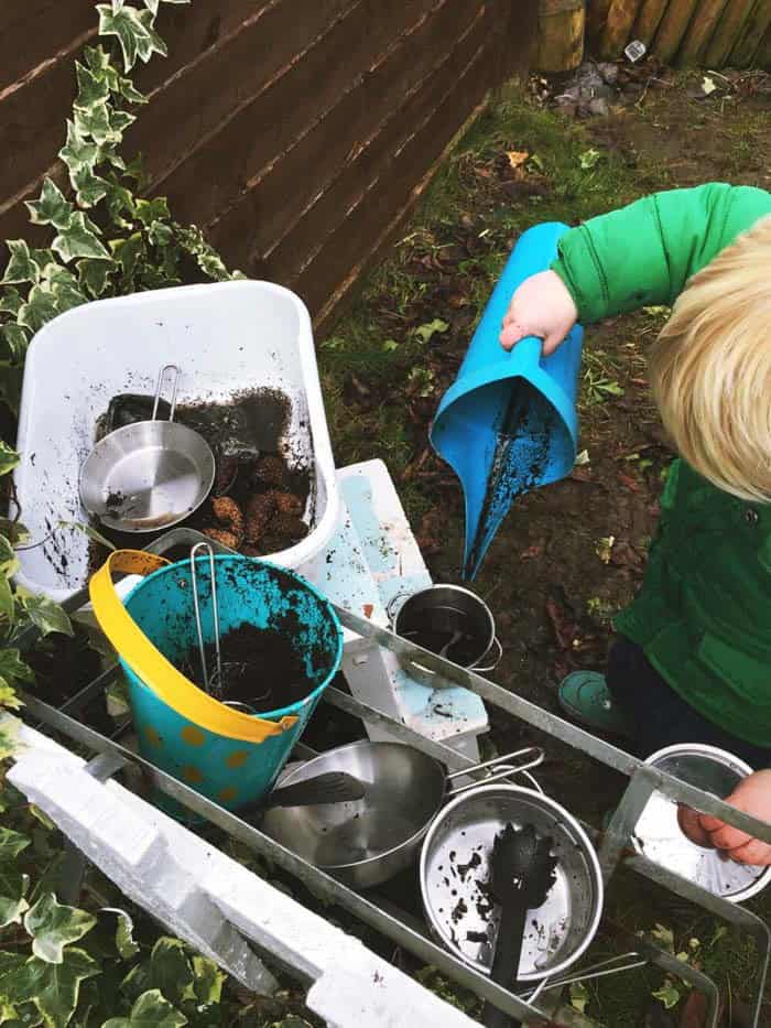 Garden Center From Repurposed Kitchenware