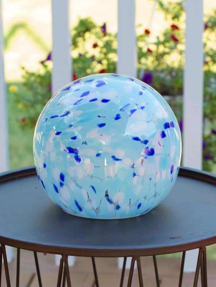 Bring Nighttime Magic with a Solar-Powered Gazing Ball