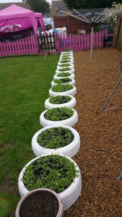 Upcycle Old Tires for Raised Garden Beds