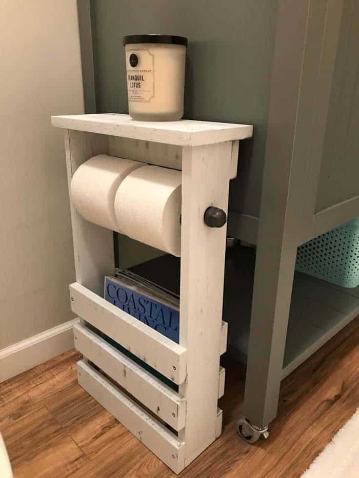 Get Creative with a Magazine Organizer Bathroom Storage