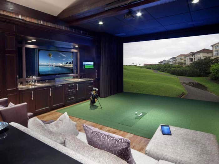 Man Cave Golf Simulator