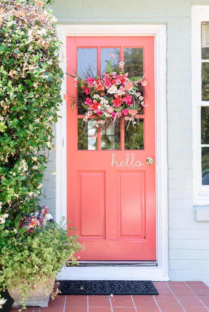 Coral Pink Contrasts Light Hued Brick