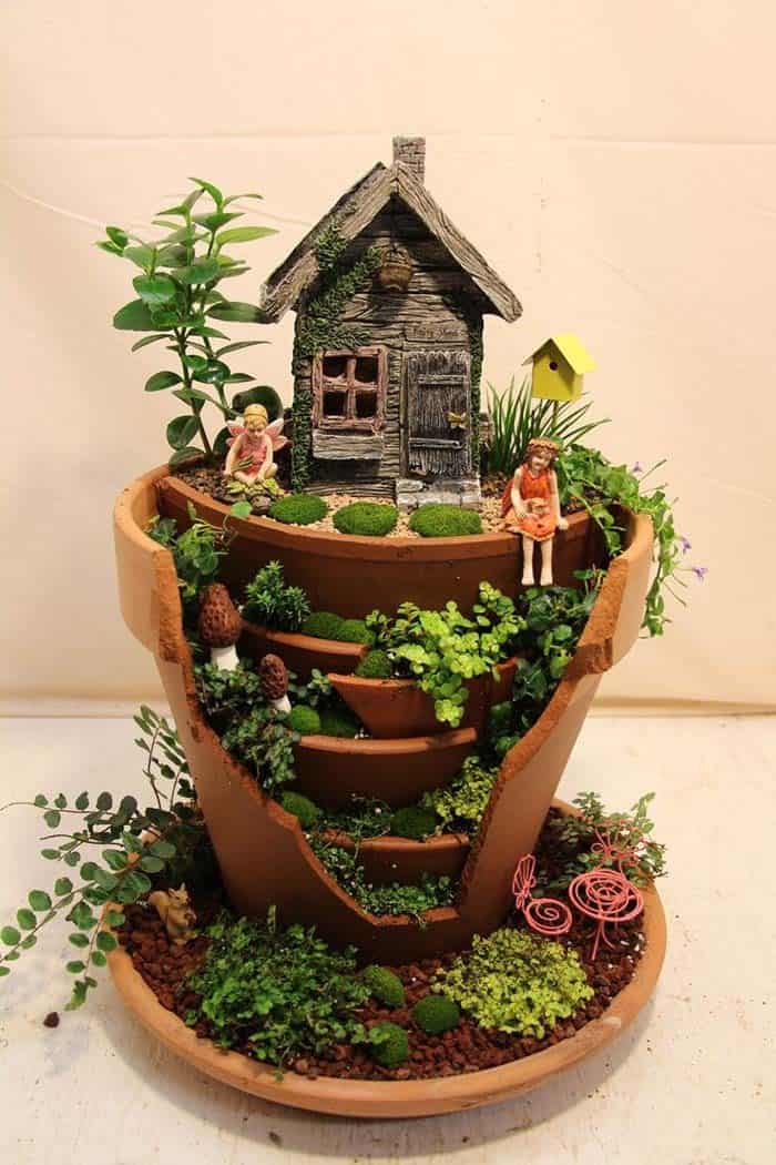 Build a Rustic House for Your Fairy Garden